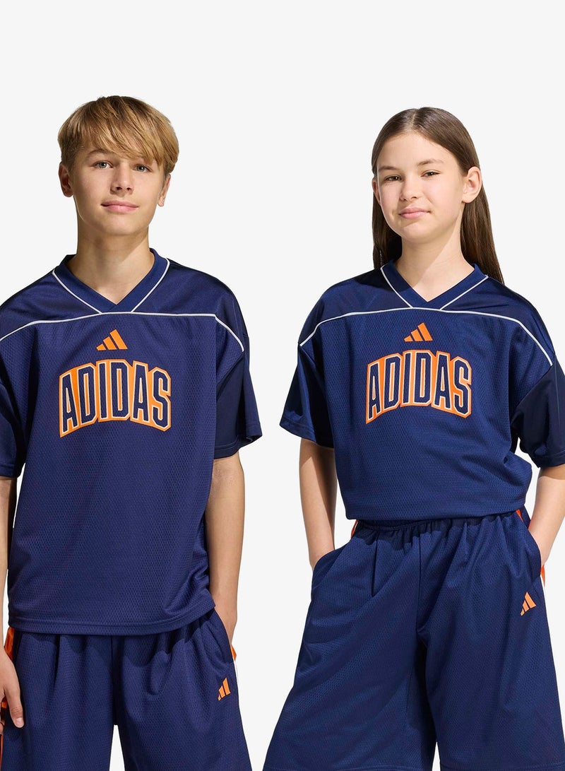 Adidas Youth Stadium Mesh Basketball Shirt - Image 3